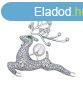 JwL Luxury Pearls Bjos gyngy bross kristlyokkal Szarvas J