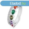 Brilio Silver Ezst gyr sznes cirknium kvekkel RI127W 5