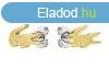 Lacoste Eredeti aranyozott flbeval Crocodile 2040051