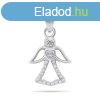 Brilio Silver Gynyr ezst medl cirknium kvel Angyal PT
