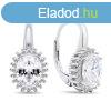 Brilio Silver Csillog ezst flbeval cirknium kvel EA401
