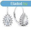 Brilio Silver Csillog ezst flbeval tltsz cirknium k