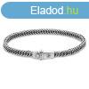 Rebel&Rose Idtlen ezst karkt Small Link RR-BR037-S 1