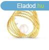 JwL Luxury Pearls Aranyozott gyngy bross igazgynggyel s c