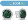 Brilio Silver Ezst flbeval cirknium kvekkel EA1143WG