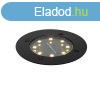 Modern fekete talajszpot LED-del IP65 napelemes - Terry