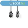 Nedis COTG15010GY100 XLR 3 ts dug | XLR 3 ts aljzat, 10m