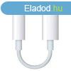 Apple Lightning - 3,5 mm-es jack gyri talakt adapter feh