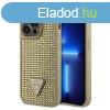 Guess Rhinestones Triangle Metal Logo Tok iPhone 15 Pro Max 