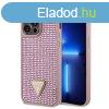 Guess Rhinestones Triangle Metal Logo Tok iPhone 15 Pro szm