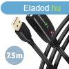 AXAGON ADR-207 USB Repeater cable 7,5m Black