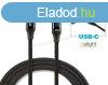 USB-C - USB-C telefontlt s adatkbel Delight M55552BK-1