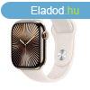 Apple Watch Series 10 GPS + Cellular 42mm Gold Titanium Case