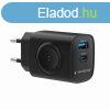 Gembird 2-in-1 20W Apple Watch + phone fast charger Black