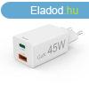 Hama Fast Charger GaN Mini Charger 45W White