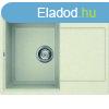 Elleci Easy 135 grnit mosogat medence Bianco Antico