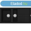 Elleci Best 475 grnit mosogat medence Full Black