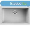 ELLECI Quadra 130 Grnit Mosogattlca Aluminium M79