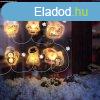Karcsonyi LED-es fnyfzr - gl ablakmatrica - 6 LED - 2 x