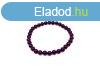 Acht electroplated lila goly kari 6-7mm