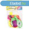 Neon szn lufi 12 darabos kszlet - 25 cm