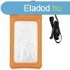 Fox Outdoor Vzll okostelefon tok, tltsz, narancssrga