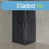 Welland SQ-9090 zuhanykabin elhzhat ajtval - 90 x 90 cm -