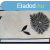 Bzs alapon fekete-ezst virgos szles bordr E57309