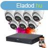 Dahua 7 dome biztonsgi kamers IP kamera rendszer 4MP szne