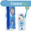 Chicco Travel Set, fogpol szett poharas kk 3v +