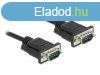DeLock RS-232 D-Sub 9 male to male with narrow plug housing 