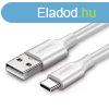 UGREEN USB-A to USB-C male/male cable 1,5m White