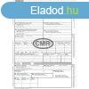 CMR nemzetkzi fuvarlevl A4, 6lapos garnitra B.CMR/6