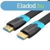 Vention HDMI 1.4 (lapos, fekete), 5m, kbel