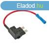 Biztostk eloszt adapter norml kses biztostkhoz 12/24V