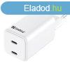 Sandberg Telefon tlt - AC Charger Dual USB-C PD65W EU