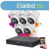 Dahua 5 dome biztonsgi kamers IP kamera rendszer 8MP szne