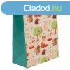 Paprtasak erdei llatok gombval 2632