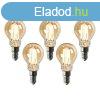 5 db Smart E14 szablyozhat Kelvin LED lmpban P45 goldlin