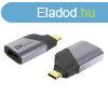 PremiumCord Adapter USB-C -> HDMI 8K @ 60Hz, 4K@144Hz Alumin