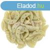 Crescent gyngy - Ktlyuk flhold - Opaque Beige - 10mm