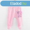Baba pamut lbfejes nadrg New Baby Happy Elephant pink