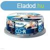 CD-R Philips rhat 52x hengeres (25 db) 80CB*25