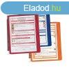 Bemutattbla tart fali DURABLE VARIO 5 db panellel narancs