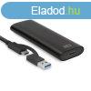 ACT AC1615 USB-C M.2 NVMe / PCIe SSD Enclosure tool-free Bla