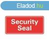 Etikett cmke biztonsgi lezrflia "Security Seal&quo