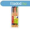 Golystoll nyomgombos 0,5mm, Stabilo pointball 6030/4 4-es 