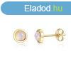 JwL Luxury Pearls Aranyozott ezst flbeval opllal JL0615