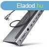 AXAGON HMC-4KX3 USB 5Gbps hub, 3x USB-A, 2x HDMI, DP, RJ-45 