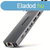 AXAGON HMC-7HX2, USB 5Gbps hub, 2x USB-A, USB-C, 2x HDMI 4k/